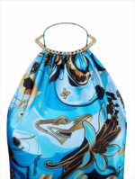Short dress with rear neckline Dessert collection - Image 8