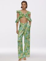 Palazzo trousers Parfume Green
