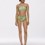 Bandeau bikini top Parfume Green