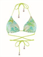 Triangle bikini top Parfume Green - Image 2