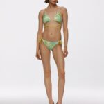 Triangle bikini bottoms Parfume Green