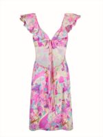 Dress with ruffles Parfume Rose collection - Image 7