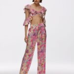 Palazzo trousers Parfume Rose