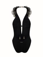 One-piece swimsuit Parfume Rose Black - Image 5