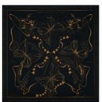Silk shawl Zazazu black