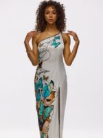 Long asymmetry dress Touch collection - Image 5